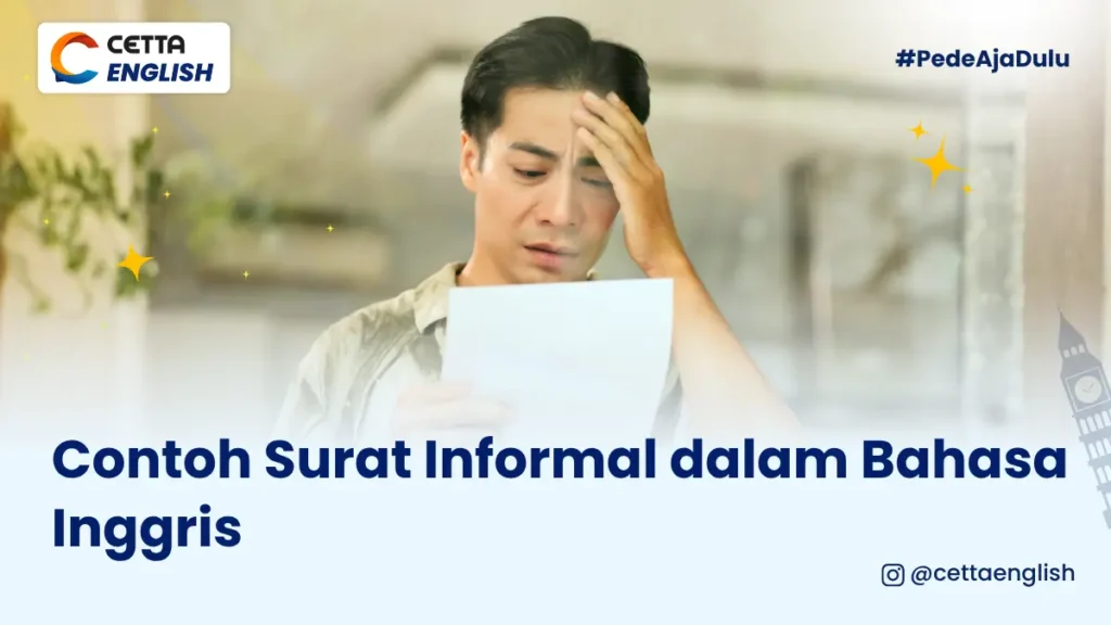seorang lelaki terlihat memegang kepala sambil melihat kertas memasang wajah pusing