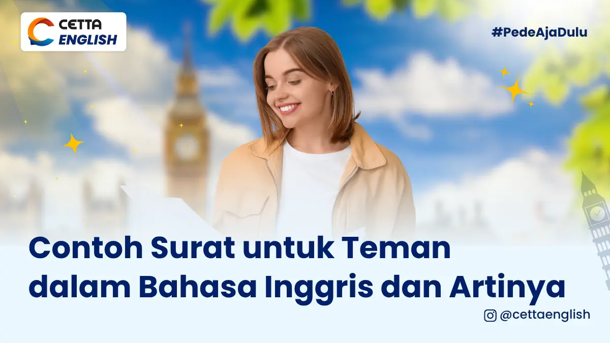 seorang perempuan sedang menatap kertas sambil tersenyum