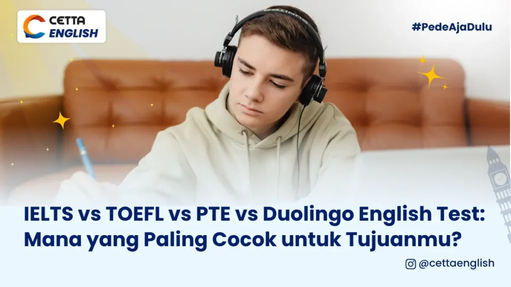 seorang anak lelaki memakai headphone terlihat seperti sambil mengerjakan sebuah test di lembar kertas