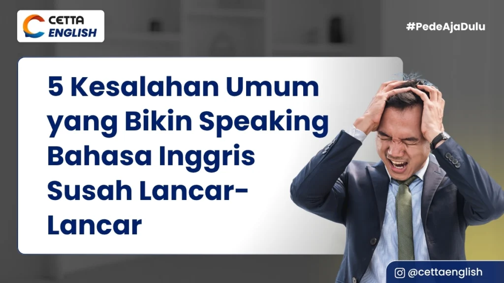seorang lelaki paruh baya memegang kepalanya kesakitan (sakit kepala)
