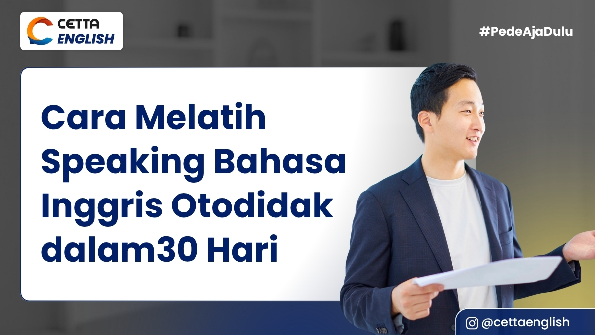 seorang lelaki sedang berbicara dengan berdiri sambil memegang kertas