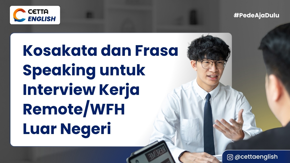 dua orang lelaki seperti sedang melakukan sesi interview