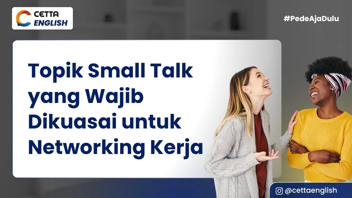 potret orang yang menguasai topik small talk untuk networking kerja