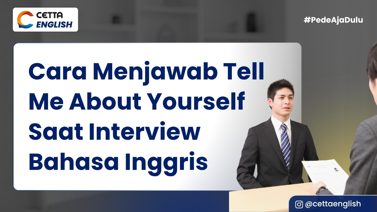 seseorang sedang melaksanakan interview